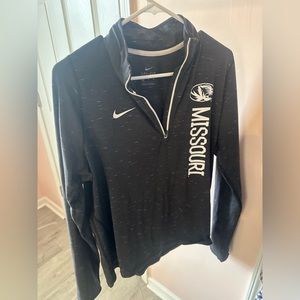 Nike Drifit quarter zip Mizzou tiger XL